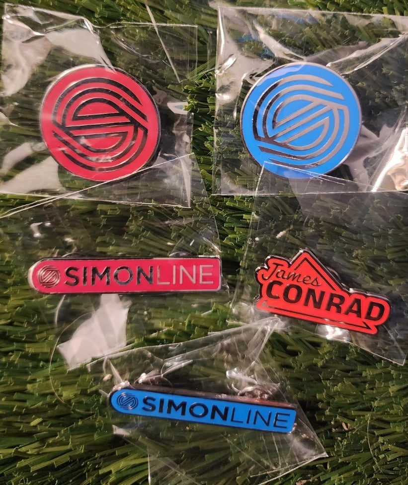 SIMONLINE AND JAMES CONRAD PINS