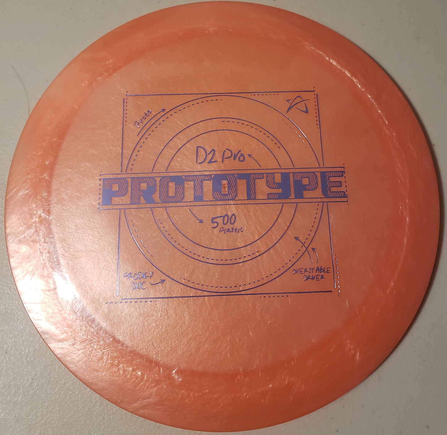 Prodigy D2 Prototype 500 Plastic